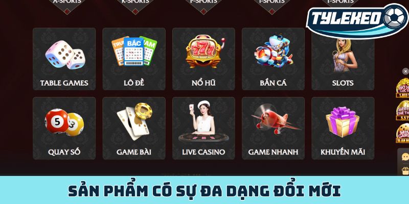 XO88 - Xứng danh nhà cái Châu Á uy tín chinh phục bet thủ 2 Sản phẩm có sự đa dạng đổi mới