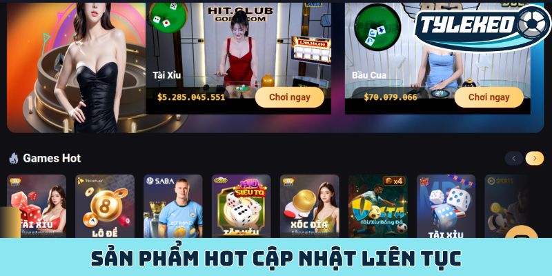 Vin88 - Điểm đến giải trí online đẳng cấp hàng đầu Châu Á 2 Sản phẩm hot cập nhật liên tục