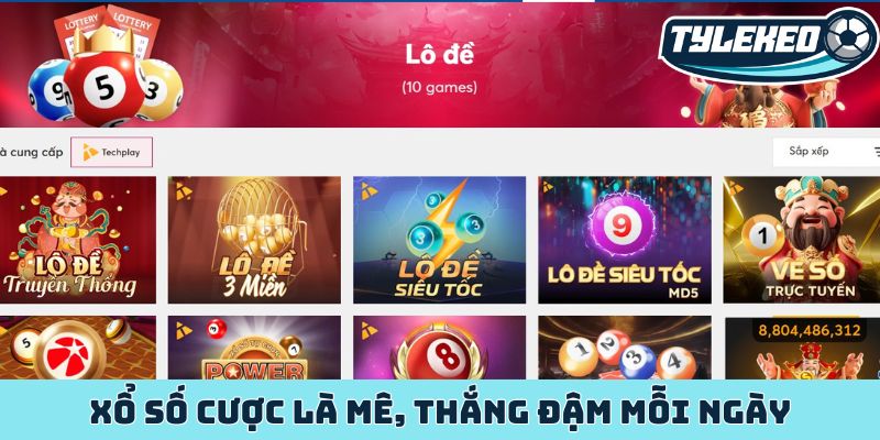 Xổ số cược là mê, thắng đậm mỗi ngày